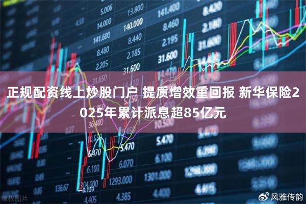 正规配资线上炒股门户 提质增效重回报 新华保险2025年累计派息超85亿元